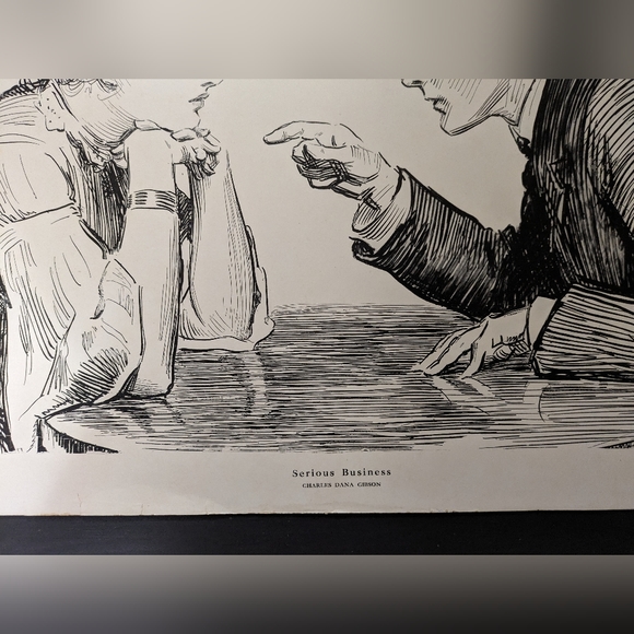 3 Vintage Prints Charles Gibson and Henry Huff - Picture 2 of 8